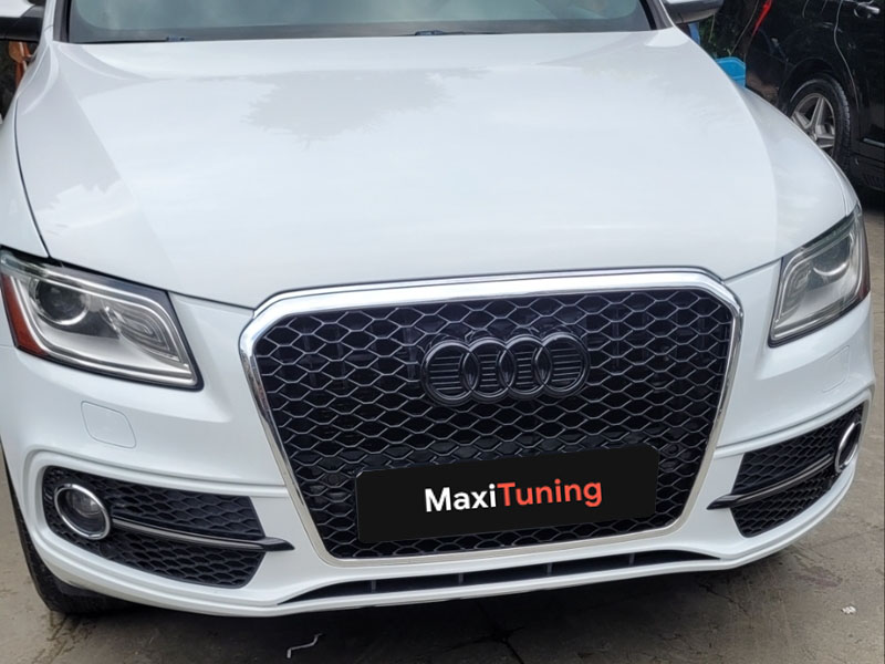 Audi Q5 LIFT 8R 2012-2015 Front Grill, Honeycomb Grill, RSQ5 Chrome Style